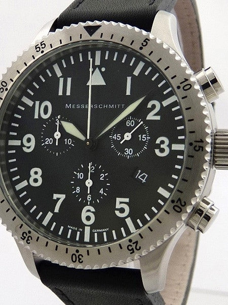 Scratch and Dent - Messerschmitt Aviator's Chronograph Watch #ME5030L-SND