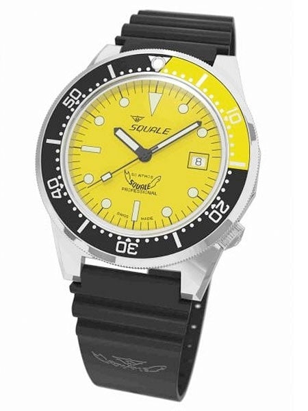 Squale 500 meter Professional Swiss Automatic Dive watch with Sapphire Crystal #1521-026-Y