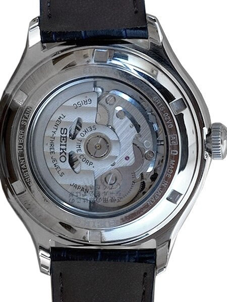 Seiko Radiant Blue Dial Automatic Watch with 42.2mm Case, and Sapphire Crystal  #SARG015