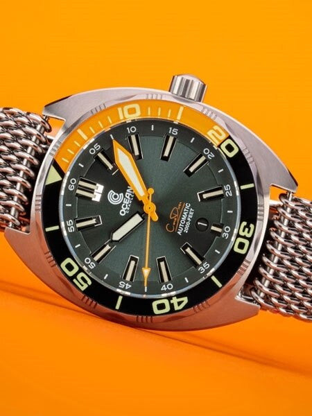Ocean Crawler Core Diver Swiss Automatic Watch with AR Sapphire Crystal #CD-523