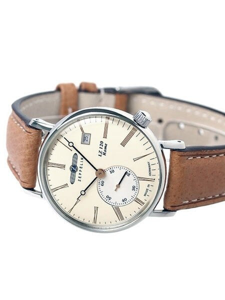 Graf Zeppelin 36mm LZ120 Rome Series Swiss Quartz Dress Watch #7135-5