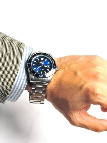 Orient Blue Mako XL Automatic Dive Watch on a Bracelet #CEM75002D