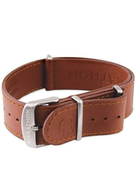 Marathon 18mm Leather One-Piece Strap #WW005011