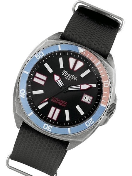 Mondia 200 Meter Automatic Dive Watch with Black Dial #MI788GU-BLRD-02BK-CT
