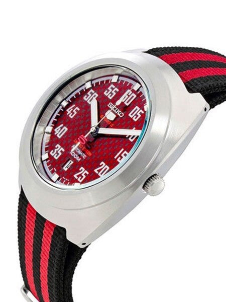Seiko Sports 5 Automatic 23-Jewel Watch with a 44mm Turtle-Style Case #SRPA87K1