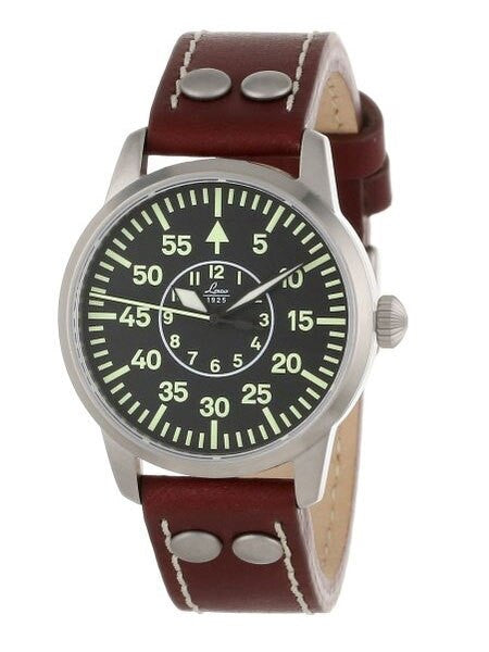 Laco 36mm Tokio Type B Dial Automatic Pilot Watch, Sapphire Crystal #861799