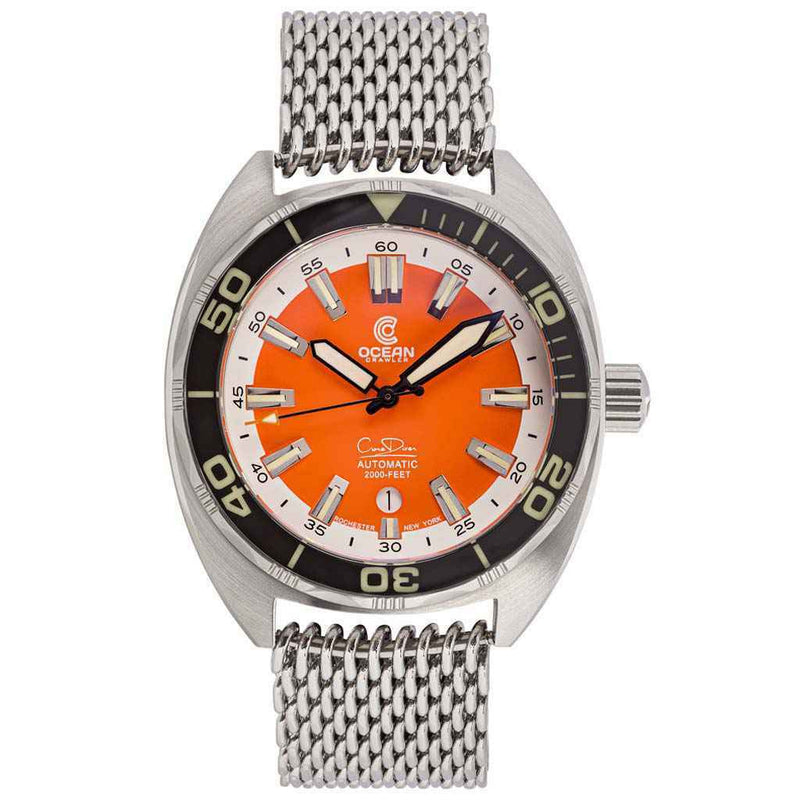 Ocean Crawler Core Diver Swiss Automatic Watch with AR Sapphire Crystal #CD-V3-1322