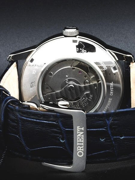 Orient Automatic Watch with Blue Dial, Sapphire Crystal #ET0T004D
