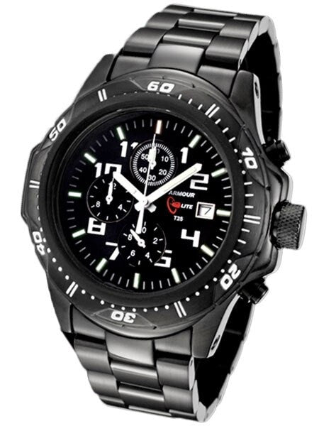 Armourlite Professional Series Chronograph with Tritium Illumination and Shatterproof Crystal #AL45-B