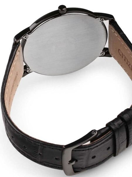Citizen Ultra-Thin Stiletto Eco-Drive Dress Watch with Black Dial and Sapphire Crystal #AR1135-10E