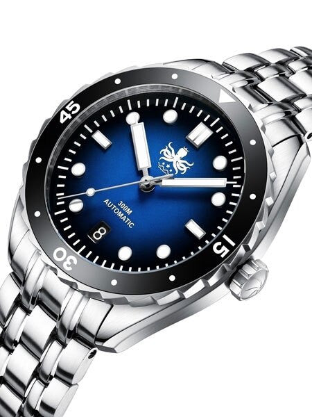 PHOIBOS Eagle Ray 300-Meter Automatic Dive Watch with Double Dome AR Sapphire Crystal #PY025B