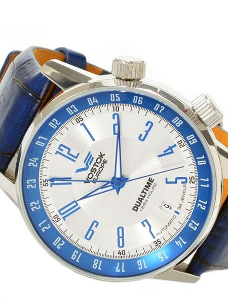 Vostok-Europe Men's Gaz-Limo Automatic, Dual Time Watch #5601057
