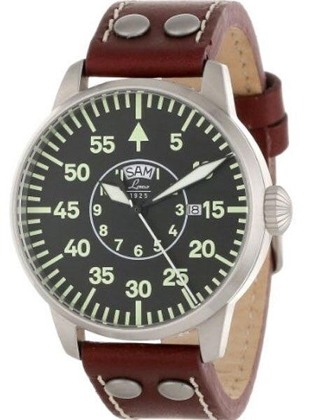 Scratch and Dent - Laco Zurich  1925 Pilot Classic Analog Quartz Watch with Day and Date #861806