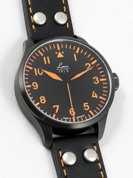 Laco Sorrento Type A Dial Automatic Pilot Watch with Sapphire Crystal #861965PVD