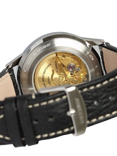 Junkers G38 Day and Date Watch with Silver Dial and Automatic Movment #6966-4