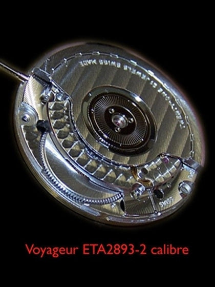 DIEVAS German Made Voyageur GMT Dual Time Watch with Swiss ETA 2893-2