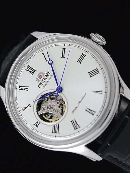 Orient Envoy Open-Heart Automatic Watch with Leather Strap #AG00003W
