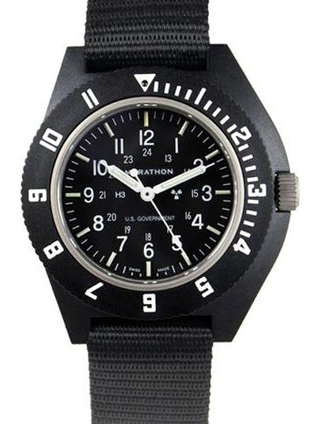 Marathon Swiss Quartz Navigator Pilot Watch with sapphire crystal