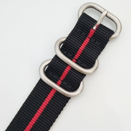 3-Ring Nylon Tactical Field Strap with Matte Finish Steel Buckle #TFS-24-SS