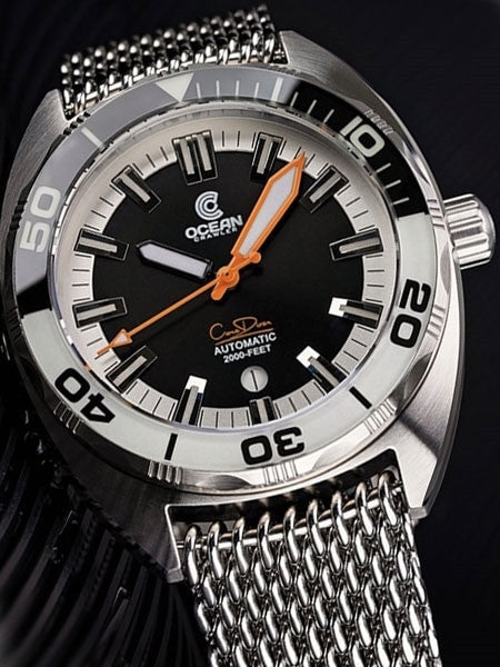 Ocean Crawler Core Diver Swiss Automatic Watch with AR Sapphire Crystal #CD-120
