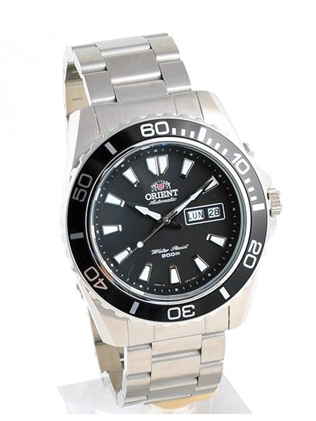 Orient Black XL Automatic Dive Watch on a Bracelet #CEM75001B