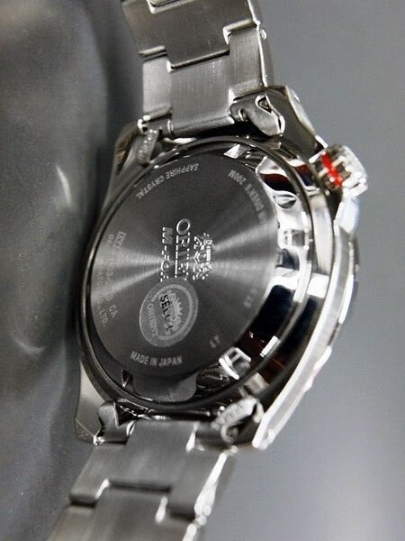 Orient M-Force Automatic Black Dive Watch with Power Reserve Meter #SEL03001B
