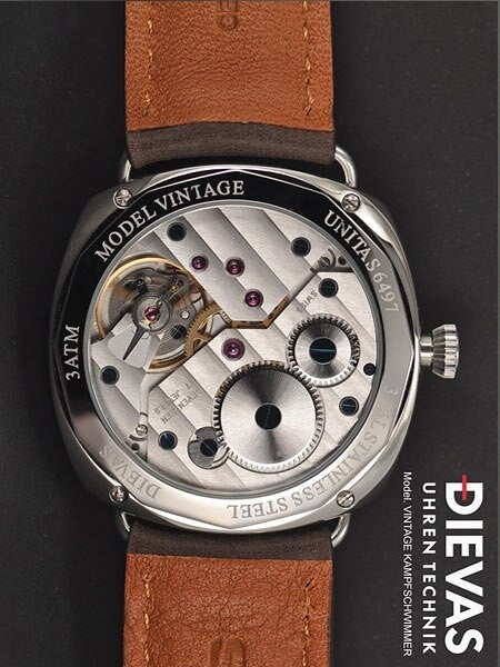 DIEVAS Vintage Kampfschwimmer 2.0 Swiss Unitas 6497 Hand Wind Mechanical Watch