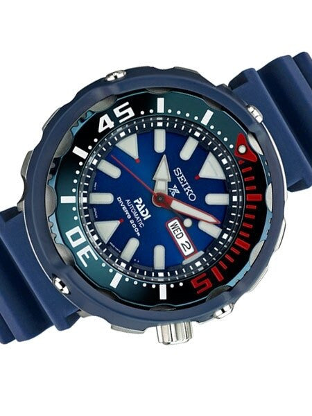 Seiko Prospex 24-Jewel Automatic Special Edition PADI Dive Watch with Case Shroud #SRPA83