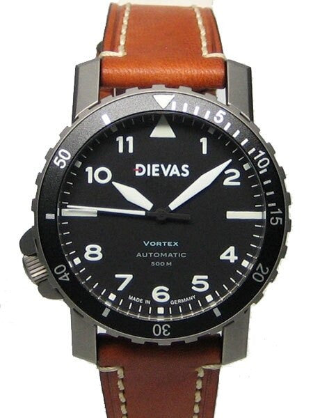 DIEVAS German Made Vortex Tactical Watch with Swiss ETA, Hirsch Liberty Strap 1