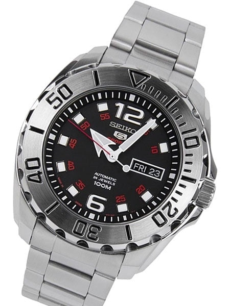 Seiko 5 Sports Automatic Sport Dive Watch with Black Dial #SRPB33J1