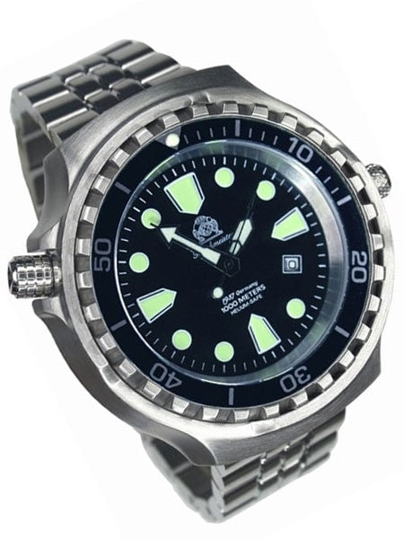 Tauchmeister Automatic, 1000m Dive Watch with Helium Release Valve and Sapphire Crystal #T0253M