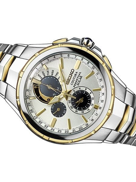 Seiko Coutura Solar Chronograph with Perpetual Calendar, Alarm #SSC560