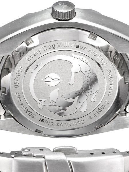 Lew and Huey Orthos Automatic Dive Watch with 42mm SS Case #Orthos-BO