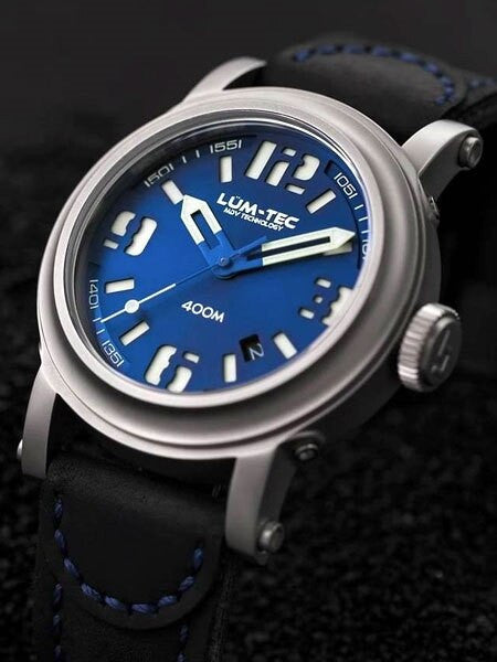 Lum-Tec 42mm High-Beat Automatic Watch with AR Sapphire Crystal #400M-2