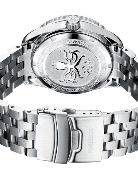 PHOIBOS Wave Master 300-Meter Automatic Dive Watch with AR Sapphire Crystal #PY009C