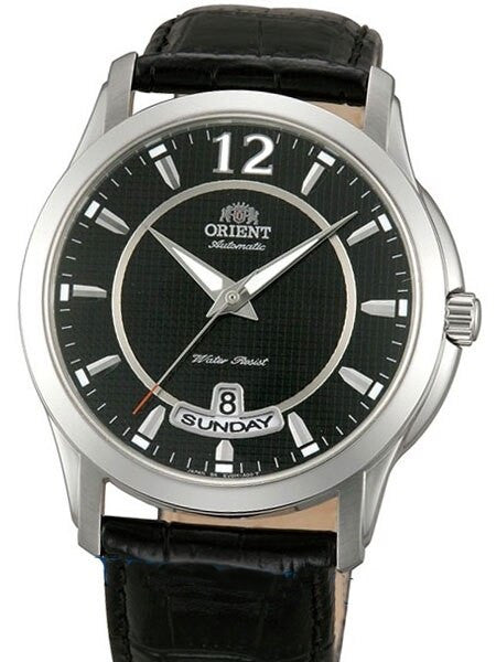 Orient Lexington Day and Date Automatic Dress Watch with Black Dial #FEV0M002B
