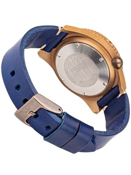 Squale 500 meter Professional Swiss Automatic Dive watch with Bronze Case #1521BR-026-BLU