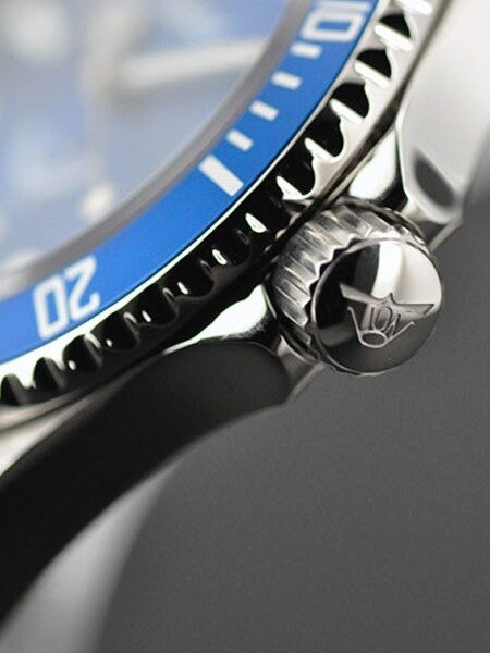 Squale 200 meter Blueray Swiss Automatic Dive watch with Domed Sapphire Crystal #1545-BR