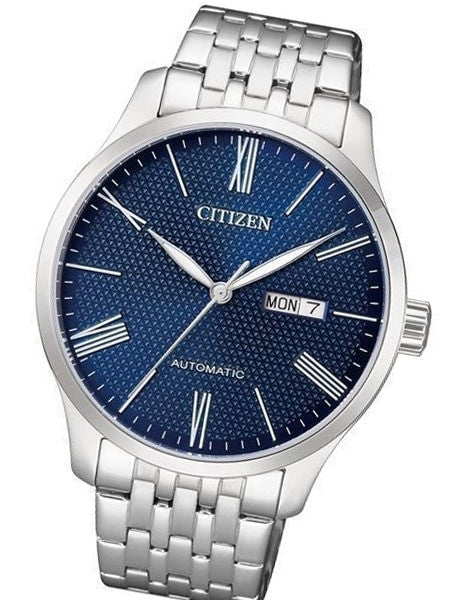 Citizen Automatic Blue Dial Watch with Stainless Steel Bracelet #NH8350-59L