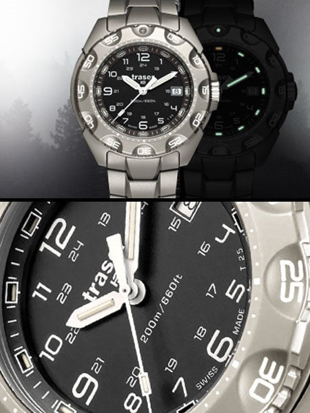 Traser P49 Special Force 100 Titanium Watch, Sapphire Crystal #105485