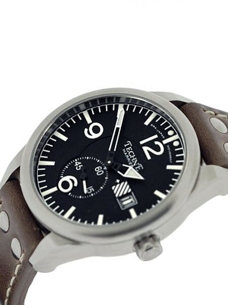 Techne 41mm Harrier Aviator Quartz Watch with Anti-Reflective Sapphire Crystal  #375.042