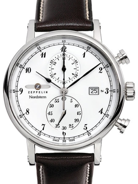 Graf Zeppelin Nordstern Series Two-Eye Swiss Quartz Chronograph #7578-1
