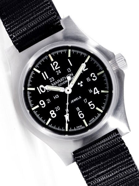 Marathon Mechanical Hand Winding General Purpose Watch with Tritium Illumination #WW194003SS