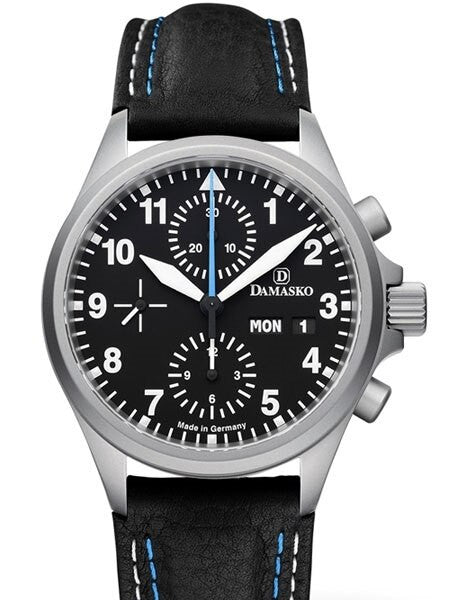 Damasko Swiss Valjoux 7750 Chronograph with a 60-Minute Stopwatch and 12-Hour Totalizer #DC58