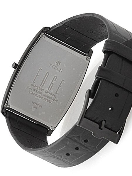Titan Edge Dress Watch with Precision Quartz Movement and Sapphire Crystal #1596NL01