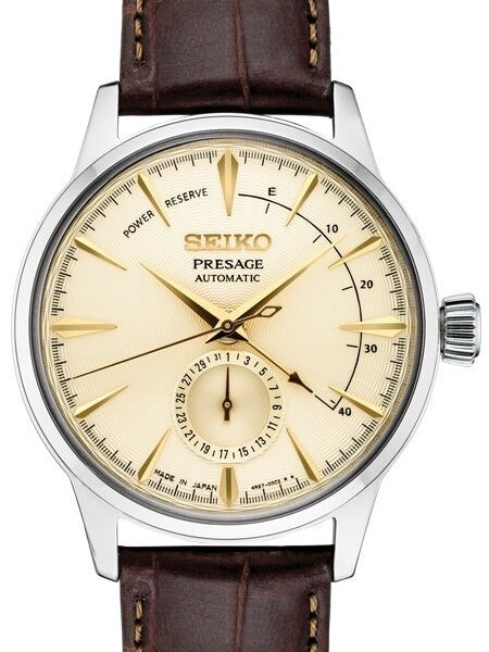Seiko Presage Automatic Dress Watch with Power Reserve Indicator #SSA387