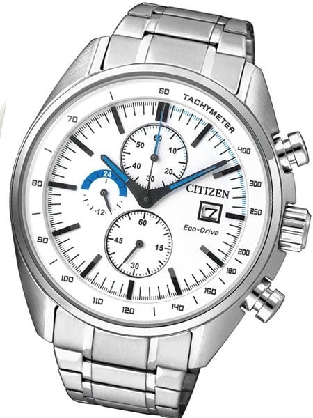Citizen Eco-drive Chronograph Watch with Stainless Steel Bracelet # CA0590-58A