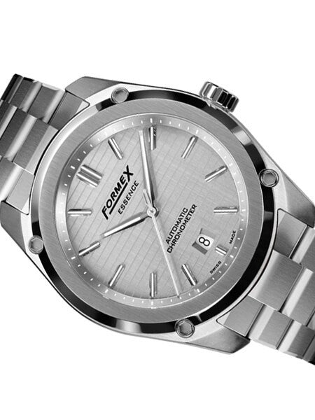 Formex Essence Swiss Automatic Chronometer with Silver Dial #0330.1.6341.100