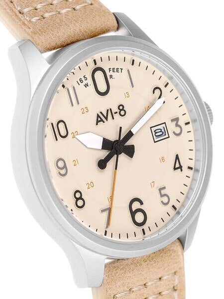 AVI-8 Hawker Hurricane Aviator Watch with Altimeter Style Dial #AV-4053-0H