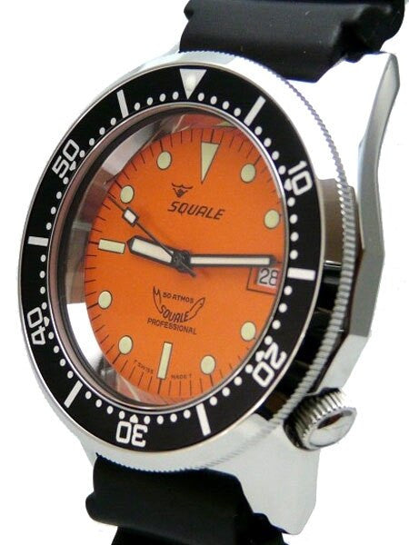 Squale 500 meter Professional Swiss Automatic Dive watch with Sapphire Crystal #1521-026-OB